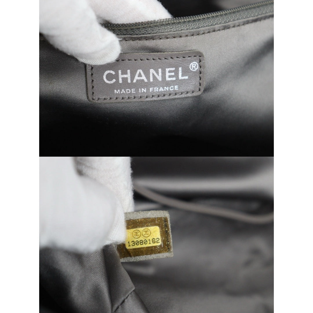 Good ( Rank AB)｜ CHANEL Matrasse Chain Plastics Tote Bag Black  Made In 2009-2010 Year｜25092612