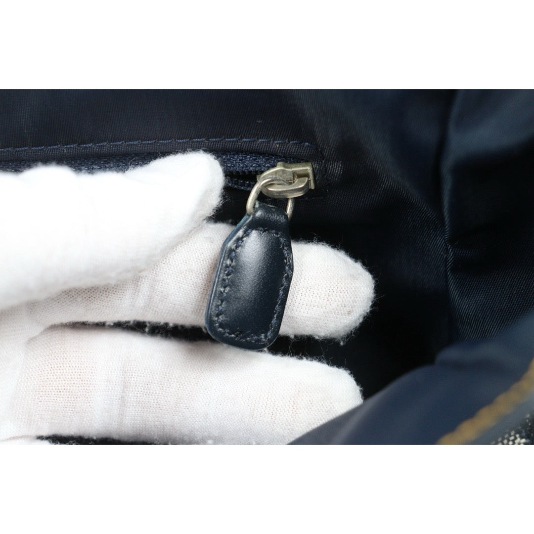 Very Good ( Rank A) ｜Dior Trotter Tote Bag Blue｜26020616