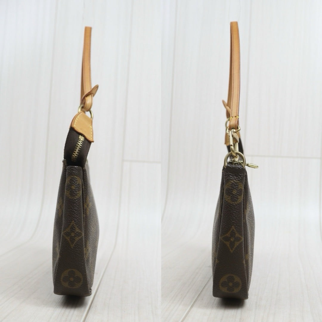 Include Entrupy Certificate of Authenticity｜Good ( Rank AB)｜Louis Vuitton Monogram Pochette Accessoire  ｜26081810