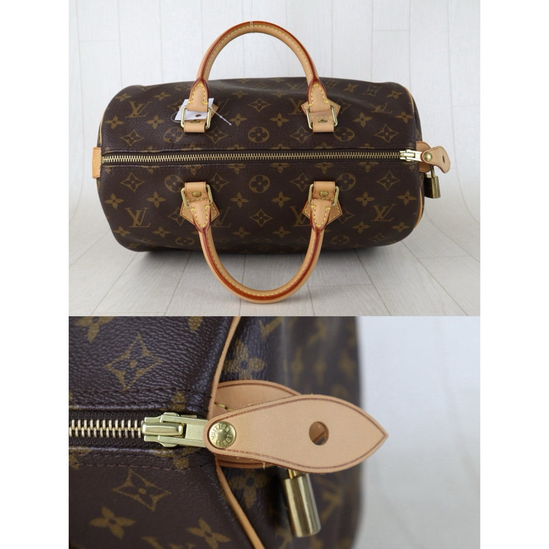 Include Entrupy Certificate of Authenticity｜Very Good ( Rank A) ｜ Louis Vuitton Monogram Speedy 30 Hand Bag ｜S26072511