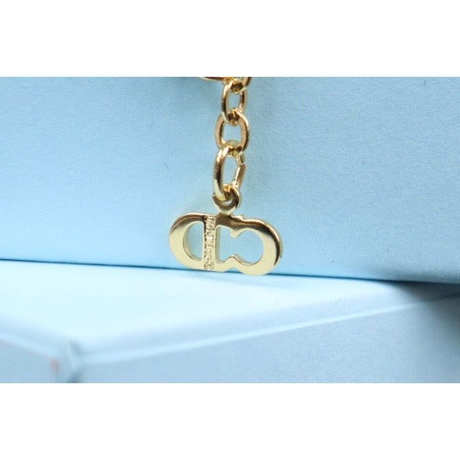 Rank SA ｜ Dior CD Necklace Gold Plated ｜24013002