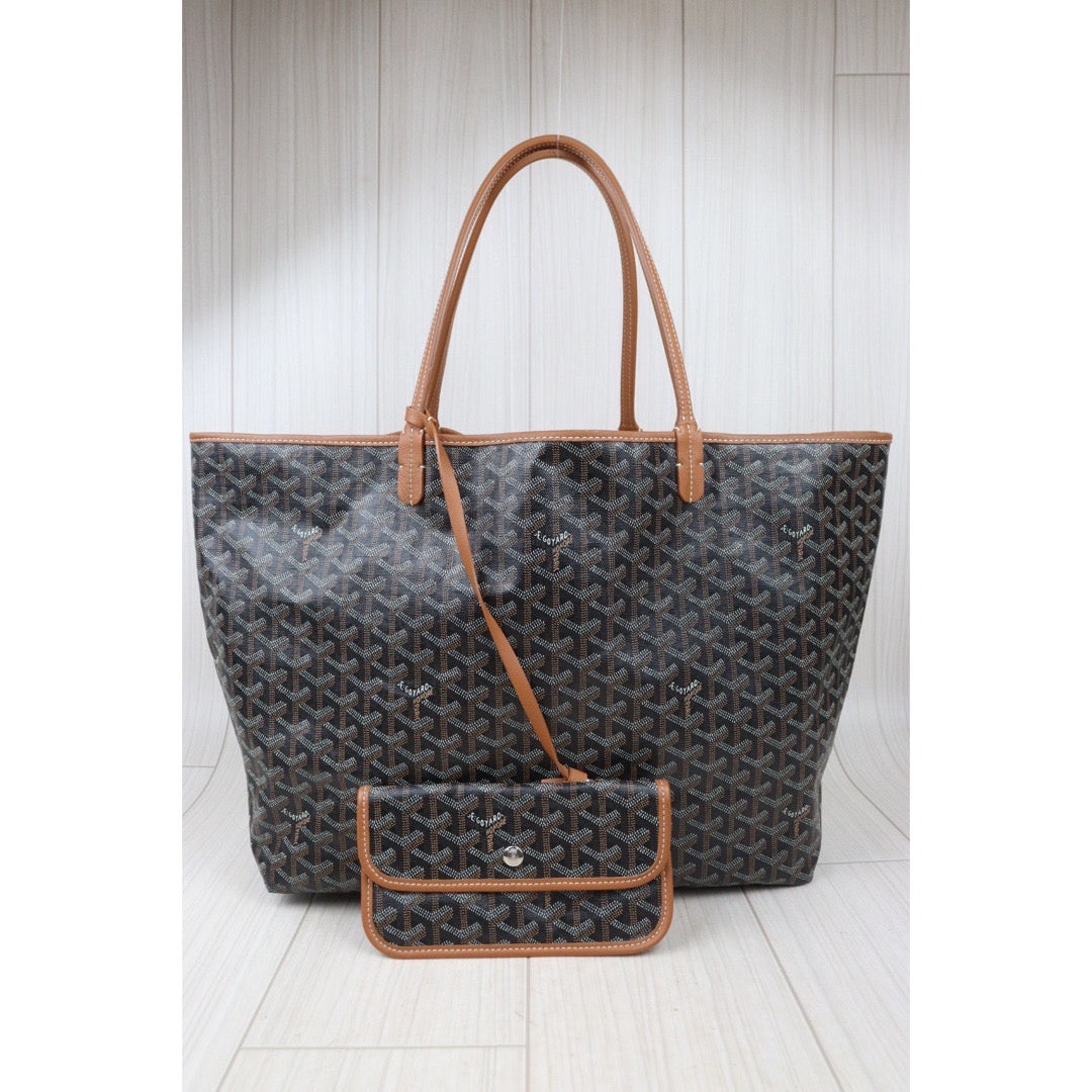 Rank AB Goyard Saint Louis GM Tote Bag Brown S24071443 BRAND GET