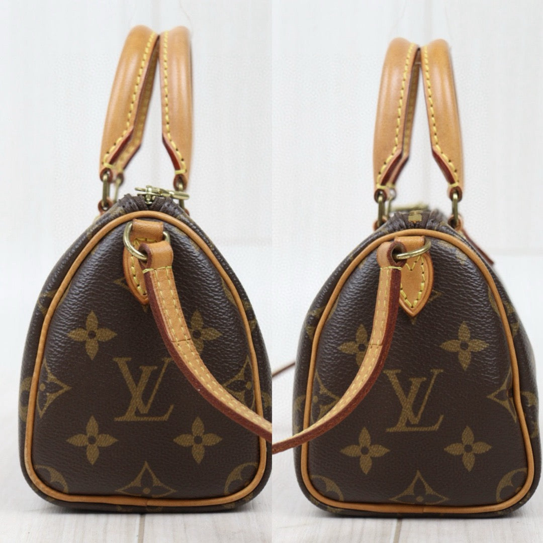 Good ( Rank AB)｜LV Monogram Nano Speedy  Shoulder Bag｜S24112203