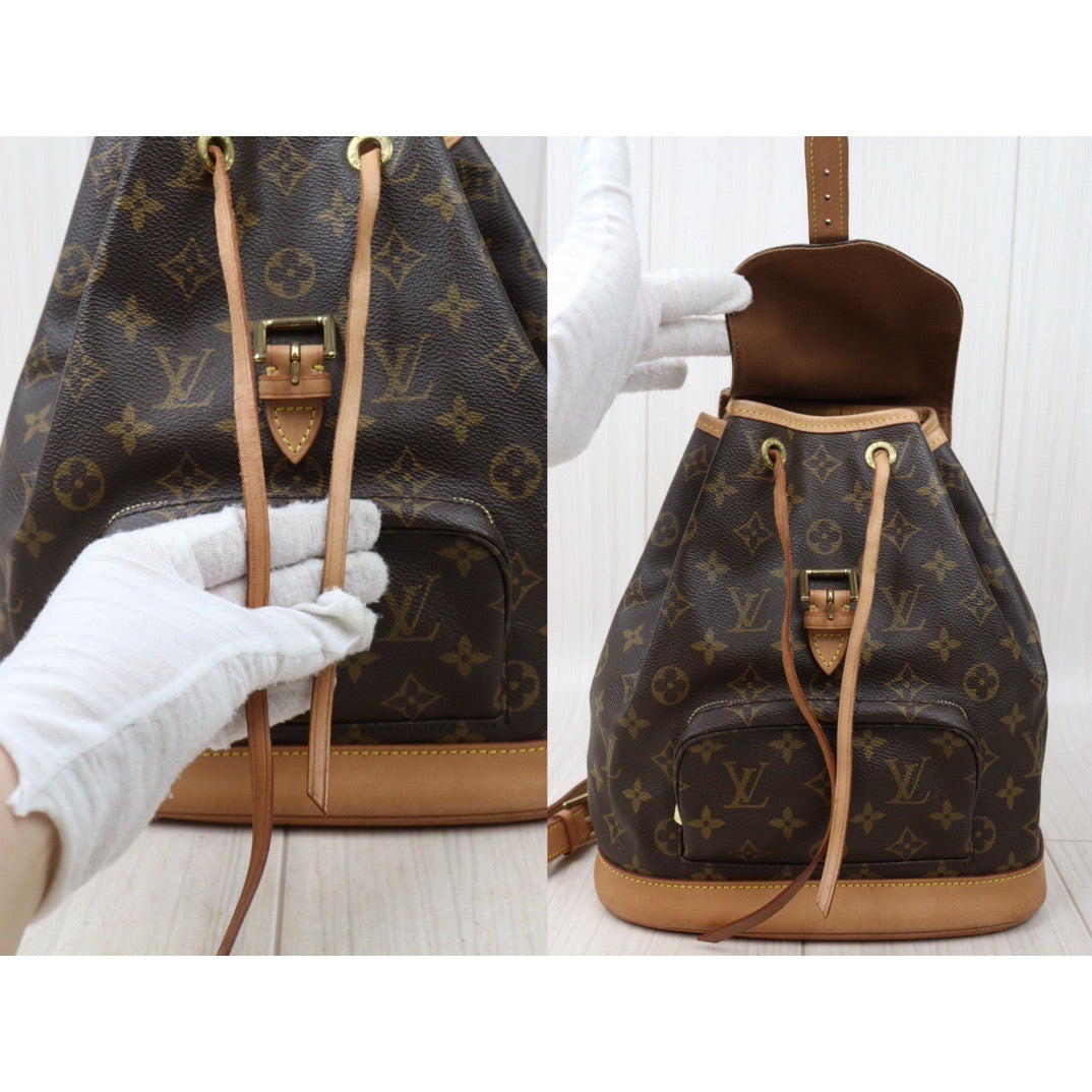 Rank AB｜ LV Monogram Montsouris MM Backpack｜24052316