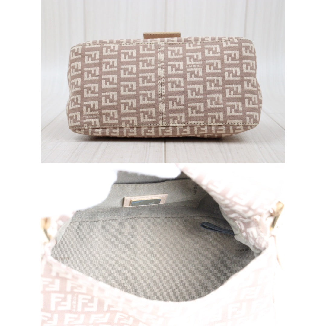 Rank A｜  FENDI Mamma Baguette Shoulder Bag Pink ｜24040815