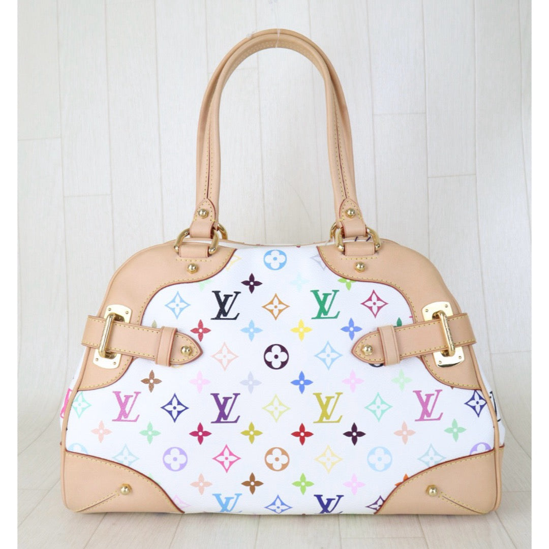 Include Entrupy Certificate of Authenticity｜Very Good ( Rank A)｜Louis Vuitton Takashi Murakam Multi Monogram  Claudia HanBag｜S26073120