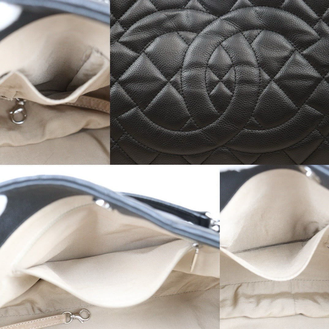 Rank A｜ CHANEL Caviar Skin Leather Calf Leather Tote Bag Made In 2011 Year｜S24051301