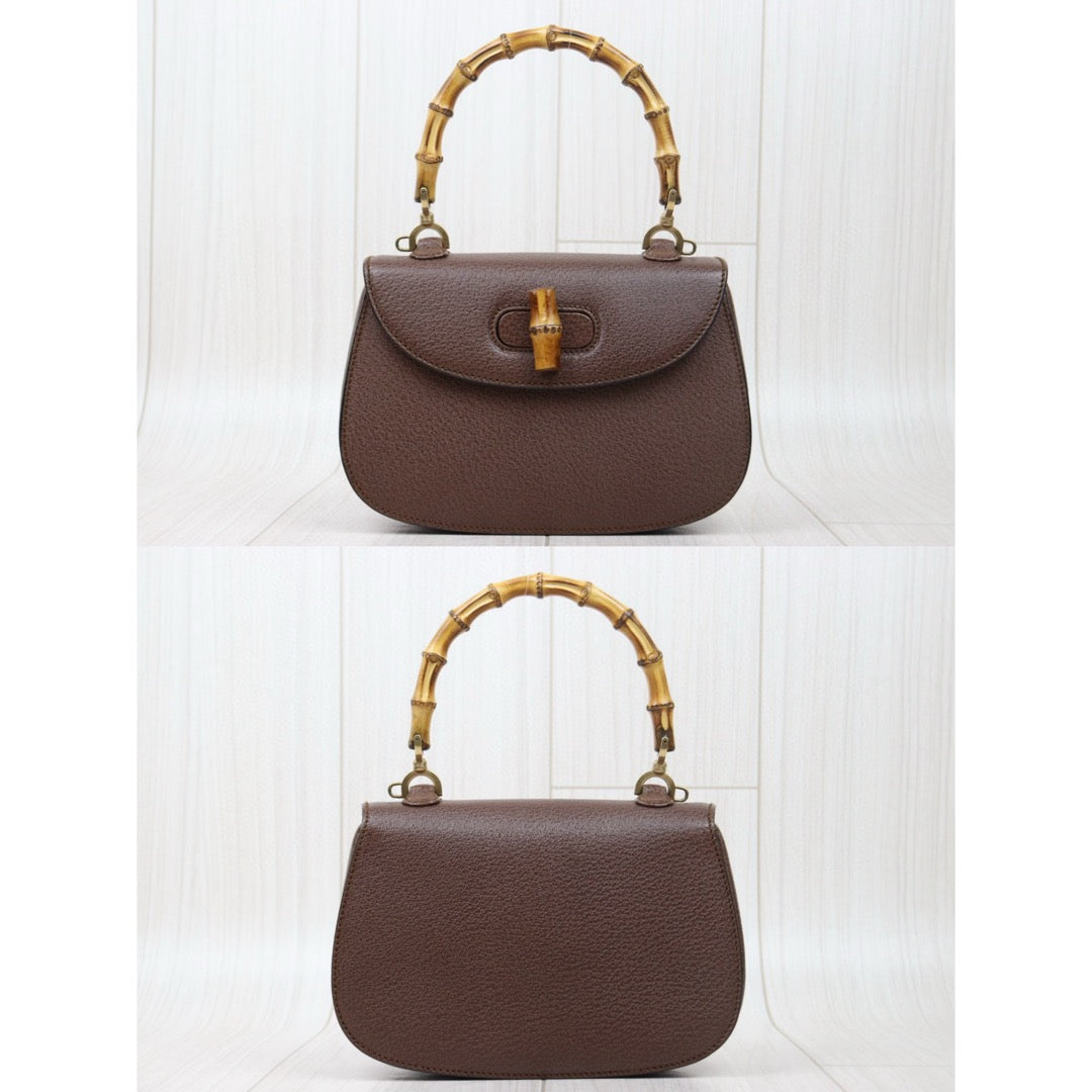 Very Good ( Rank A) ｜ GUCCI Vintage Bamboo Hand Bag With Shoulder strap ｜24120802