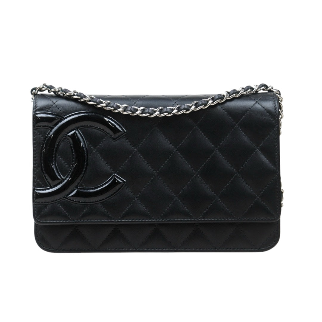 Very Good ( Rank A) ｜ CHANEL Cambon Line Chain Shoulder Bag Black  Made In 2013-2014 Year｜S24121011