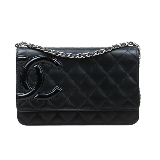 Very Good ( Rank A) ｜ CHANEL Cambon Line Chain Shoulder Bag Black  Made In 2013-2014 Year｜S24121011