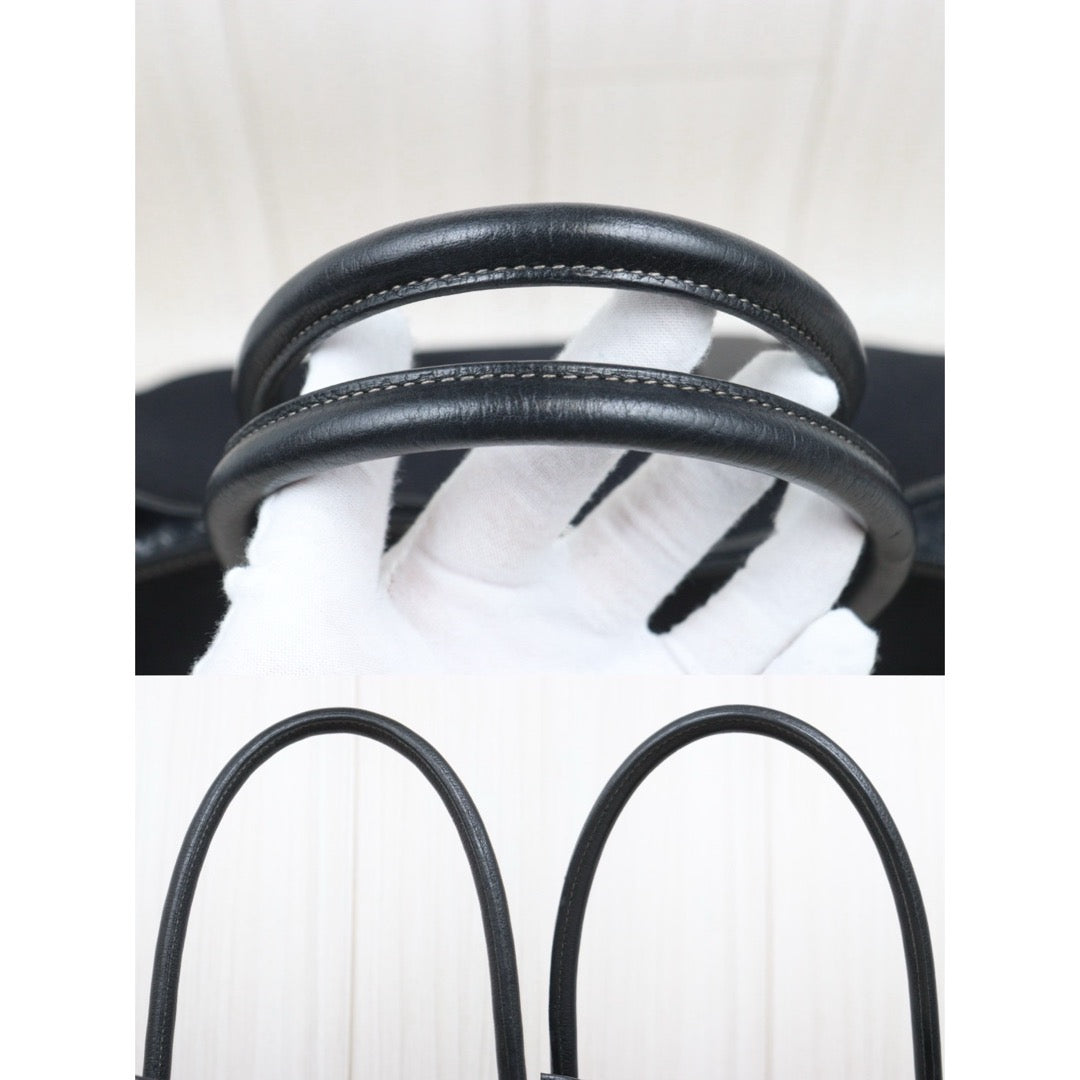 Good ( Rank AB)｜ HERMES Garden Party PM Black Handbag □I Stamp Made In 2005Year｜25112106