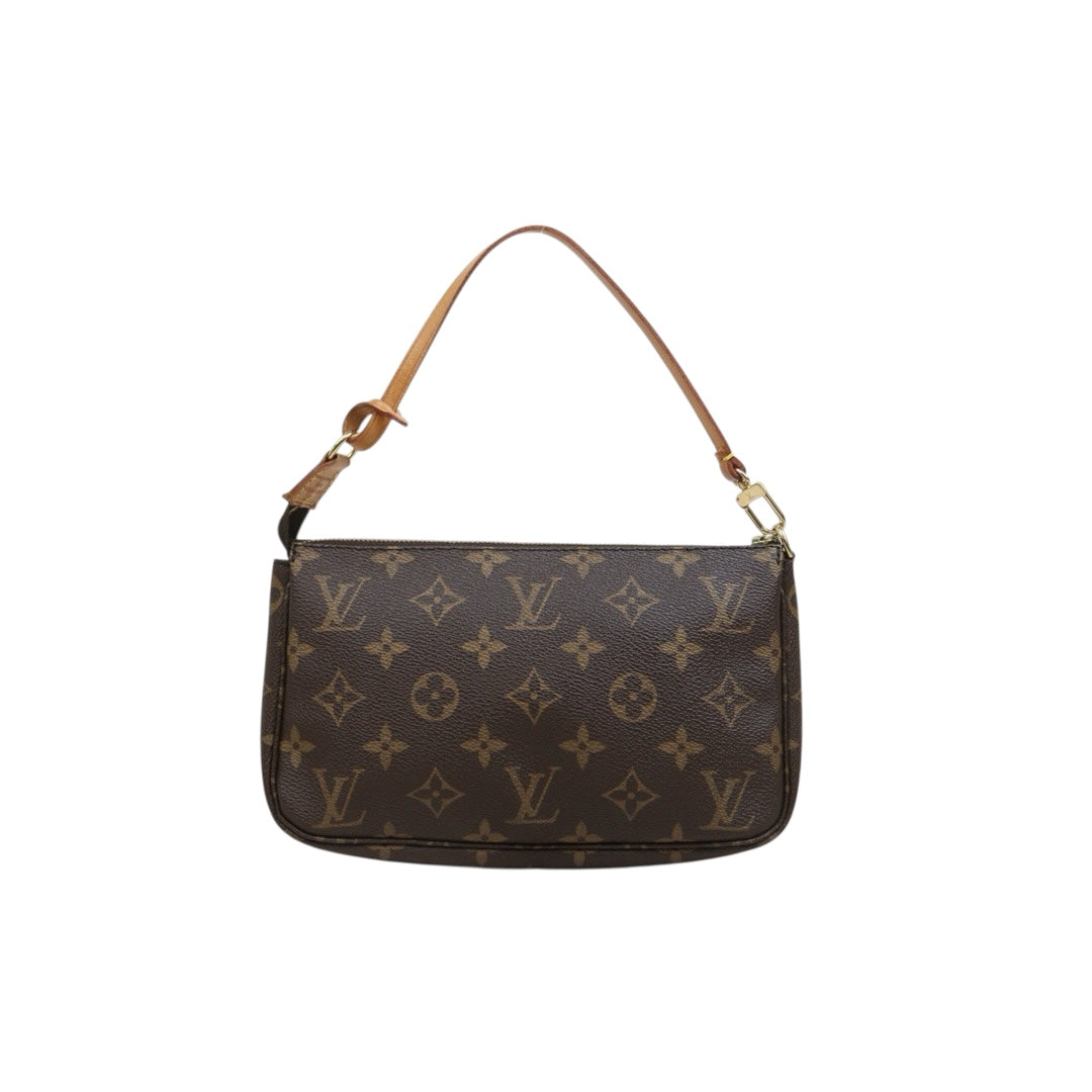 Include Entrupy Certificate of Authenticity｜Good ( Rank AB)｜Louis Vuitton Monogram Pochette Accessoires ｜26052804