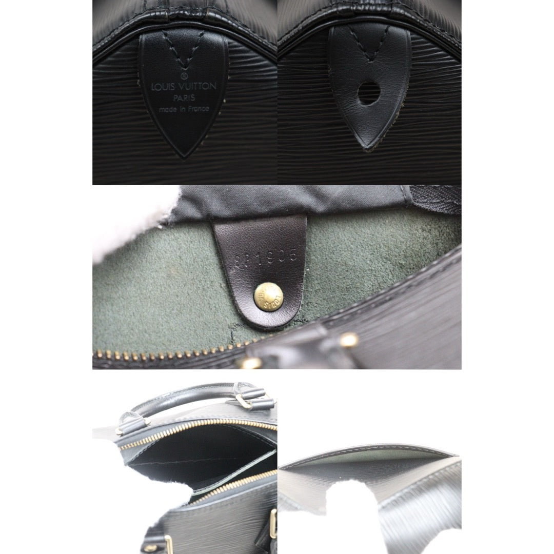 Good ( Rank AB)｜ LV Epi Speedy 25 Hand Bag Black｜25070302