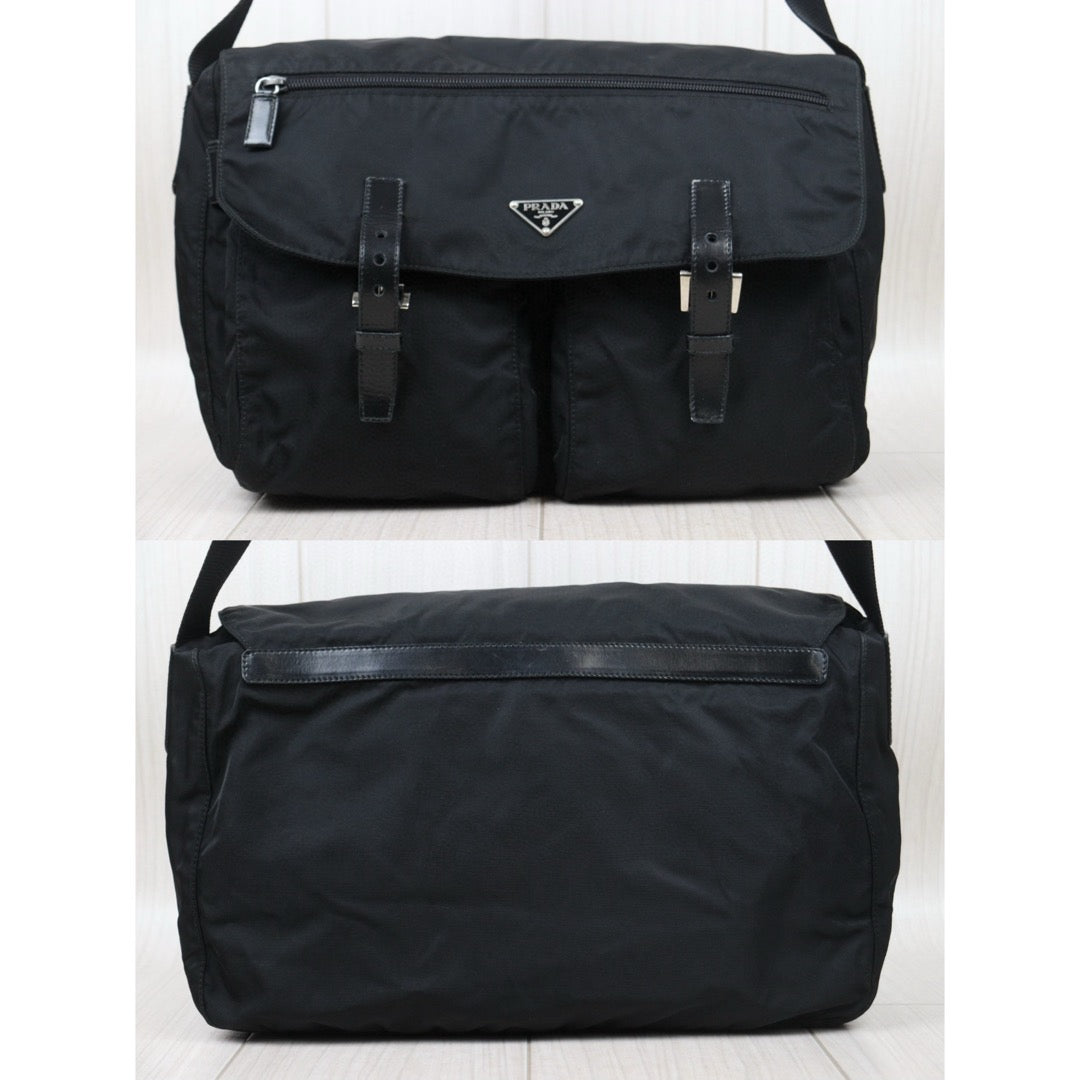 Good ( Rank AB)｜Prada  Nylon ShoulderBag Black｜24111222