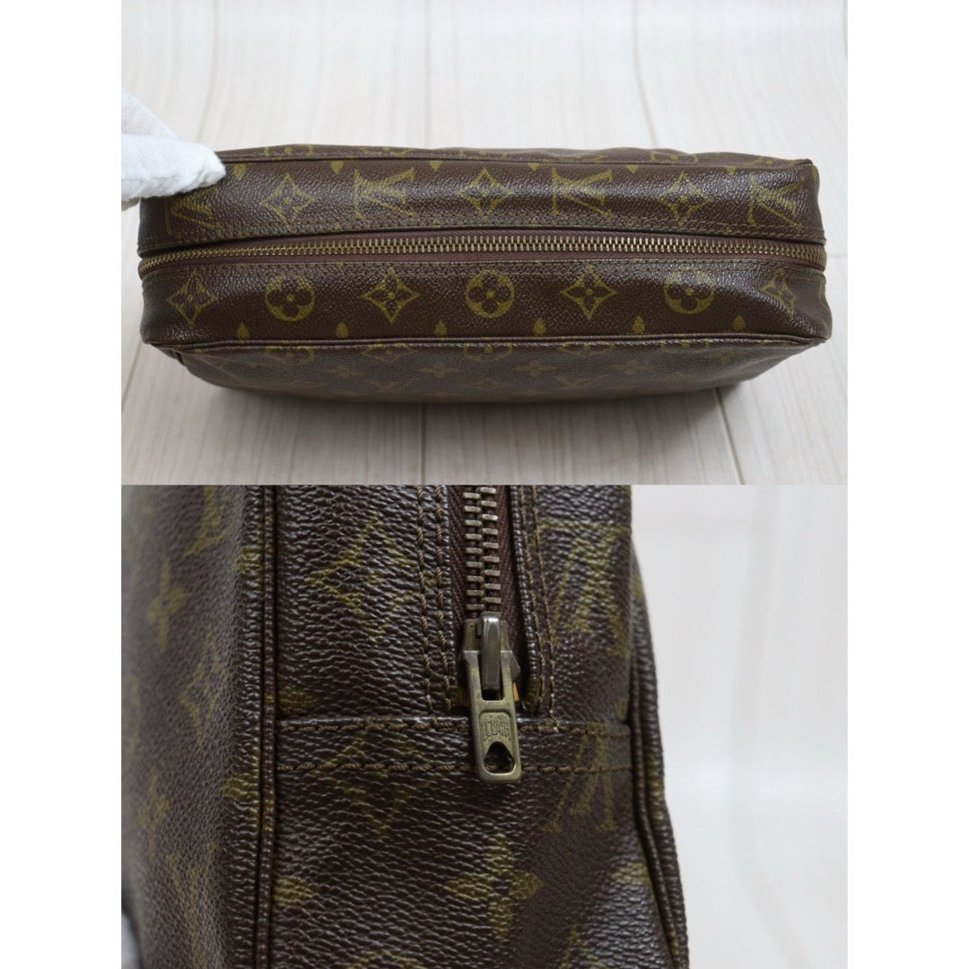 Include Entrupy Certificate of Authenticity｜Good ( Rank AB)｜ Louis Vuitton Truth Toilet 28 Monogram Makeup Pouch｜26050708
