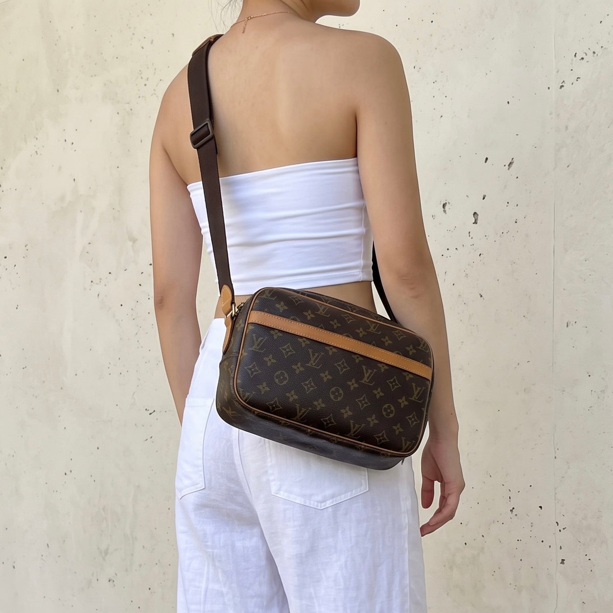 Include Entrupy Certificate of Authenticity｜Good ( Rank AB) ｜  Louis Vuitton Monogram Reporter PM Shoulder Bag｜26100503