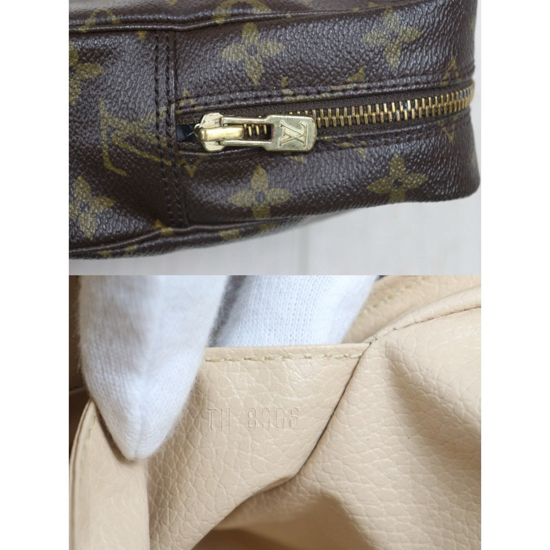 Include Entrupy Certificate of Authenticity｜Good ( Rank AB)｜ Louis Vuitton Truth Toilet 23 Monogram Makeup Pouch｜26072106