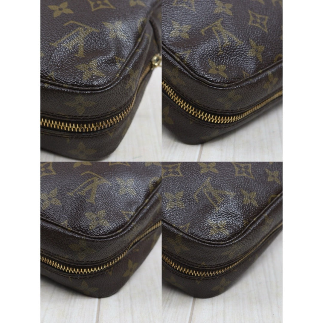 Include Entrupy Certificate of Authenticity｜Good ( Rank AB)｜ Louis Vuitton Truth Toilet 23 Monogram Makeup Pouch｜26072106