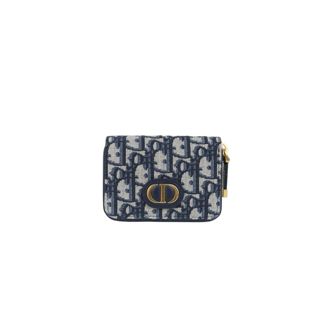 Excellent（Rank SA）｜Full Set  Dior Trotter Saddle Montaige Wallet Card Holder Coin Purse｜S25081413