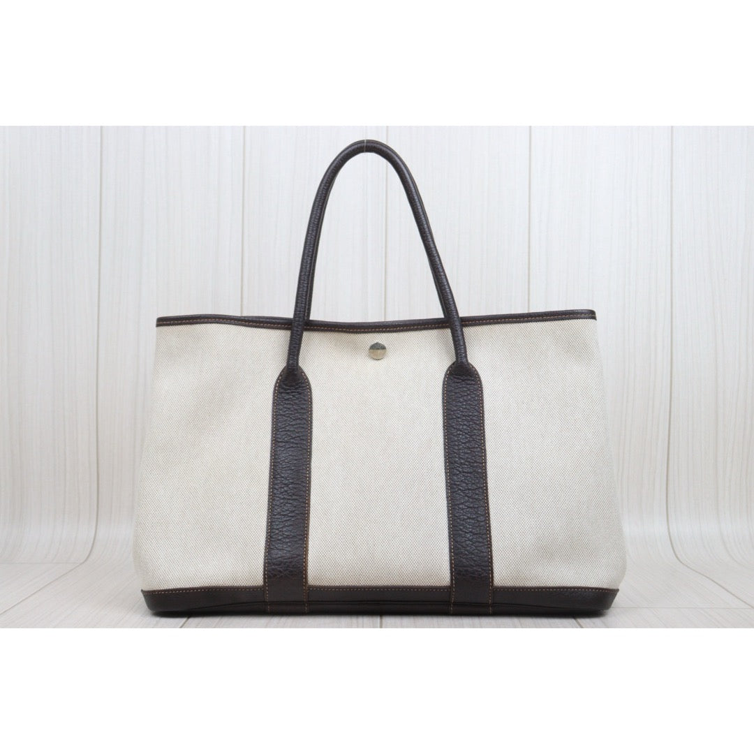 Good ( Rank AB)｜ HERMES Garden Party PM Handbag □H Stamp Made In 2004 Year｜25091206