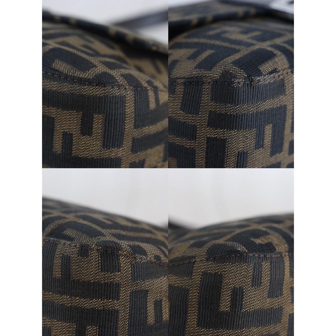 Rank A｜ FENDI Zucca Mamma Baguette Shoulder Bag ｜23090721