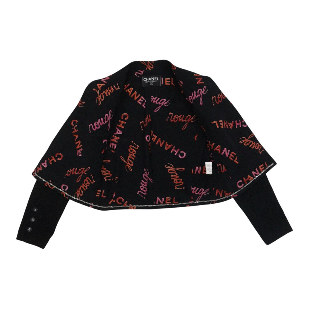 Very Good ( Rank A) ｜ CHANEL Wool  Black Boutique Coat｜W25102109