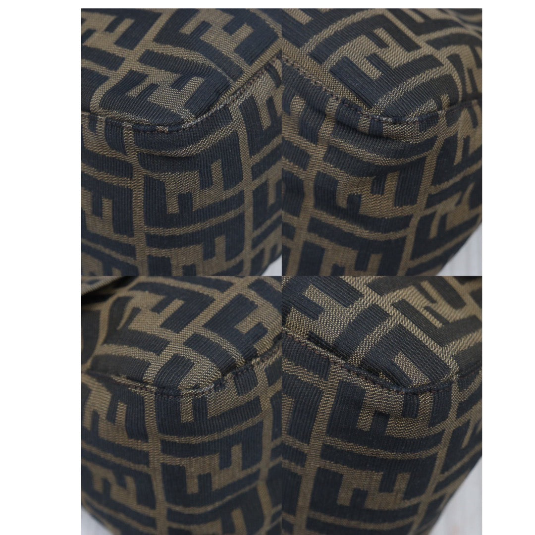 Rank A｜ FENDI Zucca Mamma Baguette Shoulder Bag ｜24041104