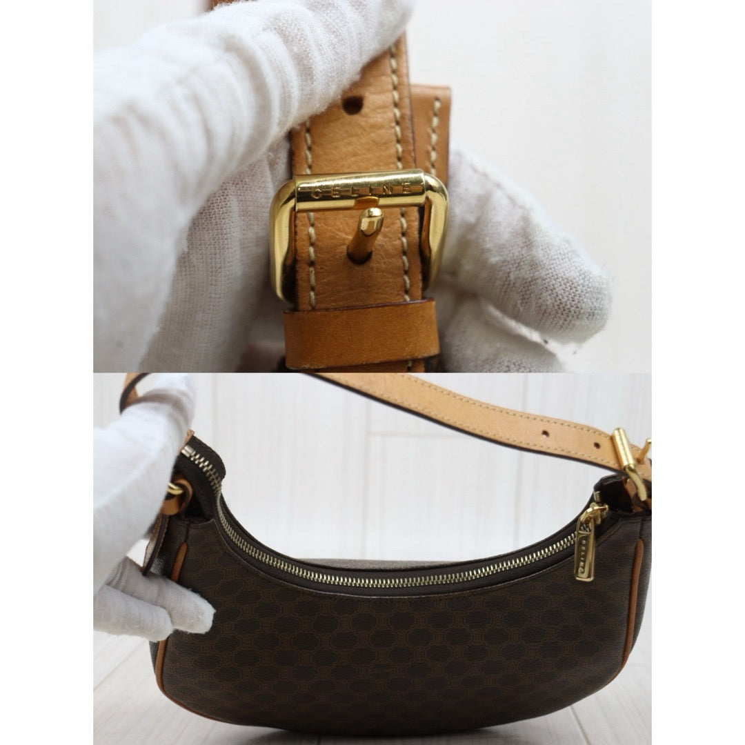 Good ( Rank AB) ｜ CELINE Macadam AVA Triomphe Canvas Vintage Shoulder Bag ｜25111310