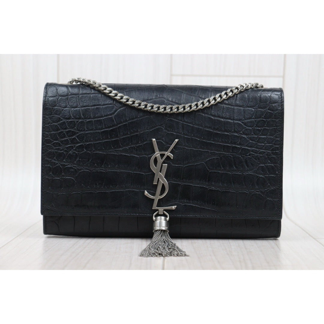 Good ( Rank AB)｜  Saint Laurent YSL Kate Shoulder Bag Black｜W25051602