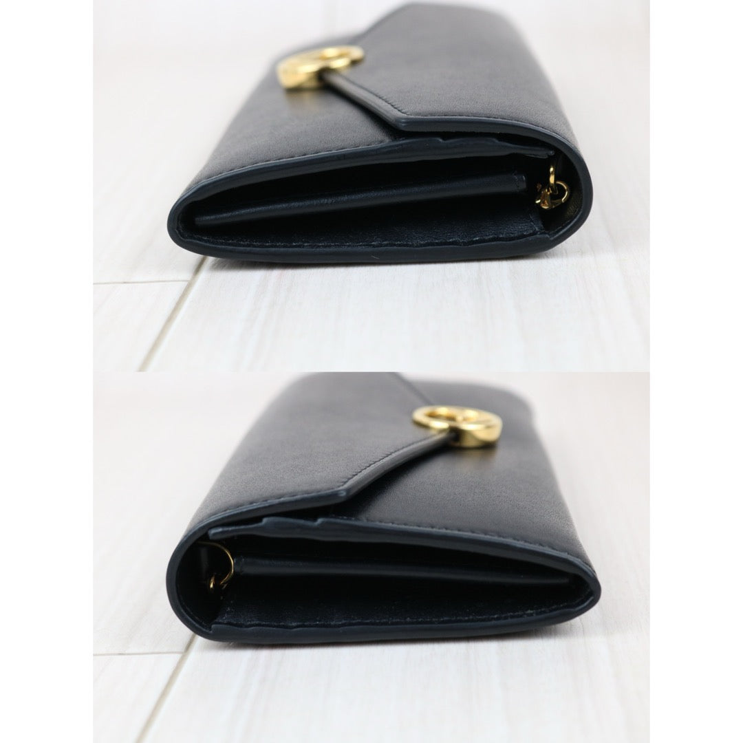 Include Entrupy Certificate of Authenticity｜Excellent（Rank SA）｜ FENDI Calf Leather WOC Chain Bag Black｜Z26092301