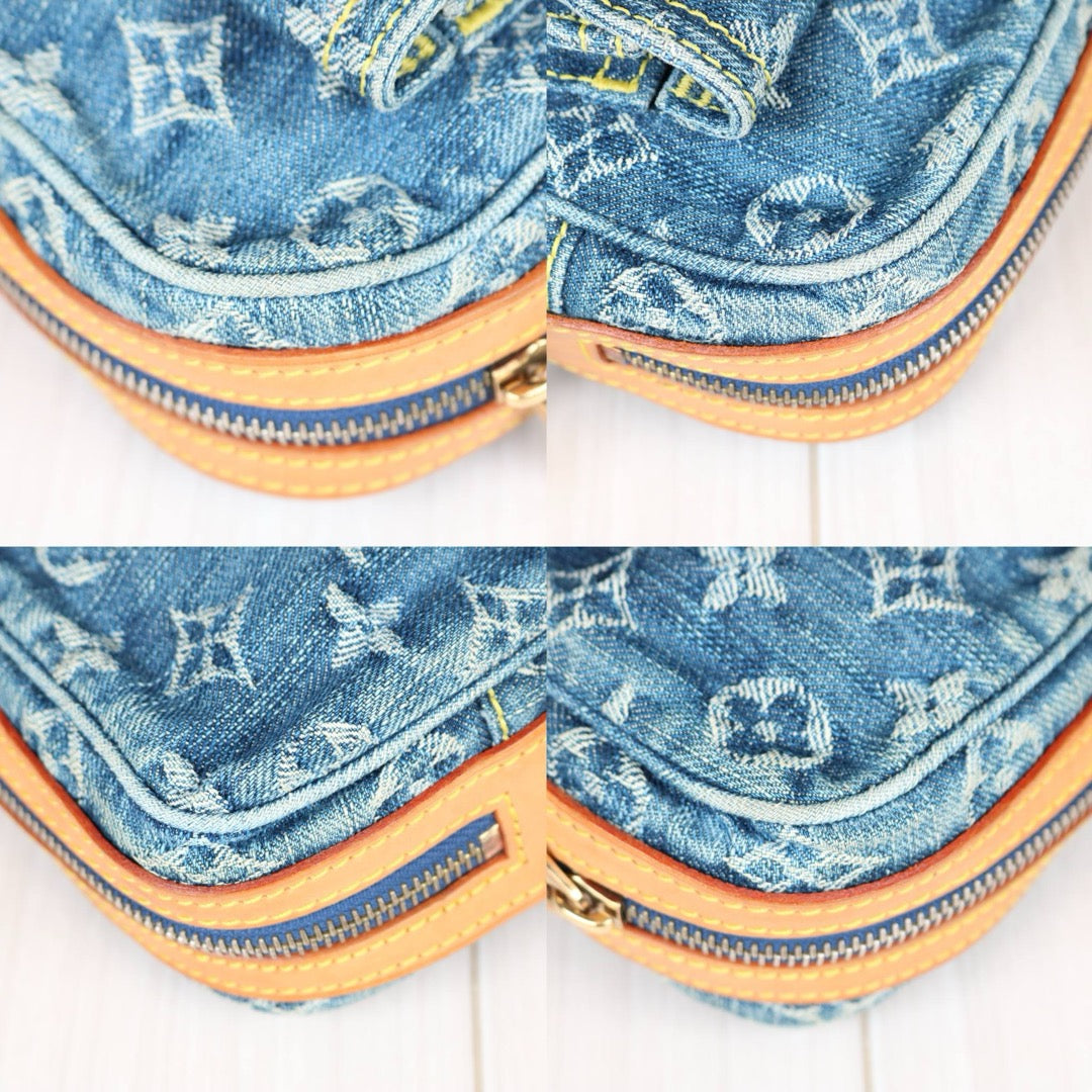 Rank AB ｜LV Monogram Denim Blue Camera Bag Shoulder Bag｜S24080502