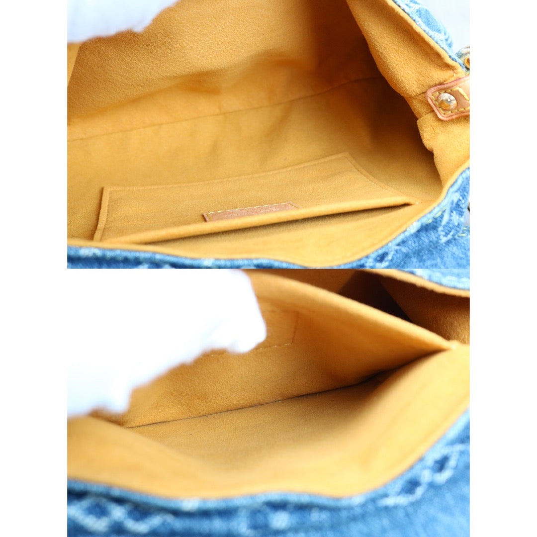 Rank AB ｜  LV Monogram Denim  Shoulder Bag  ｜S24070903