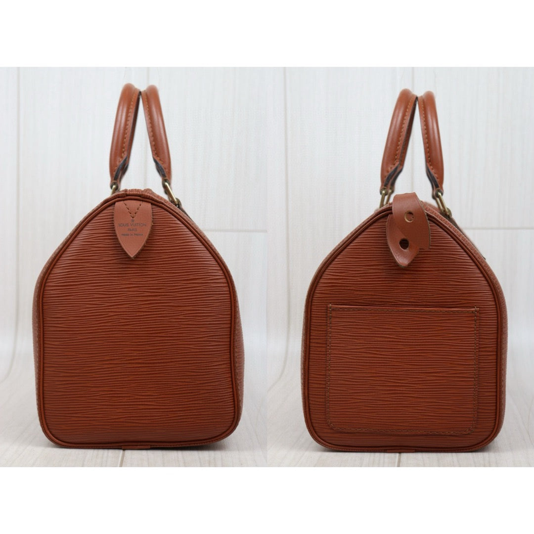 Good ( Rank AB)｜ LV Epi Speedy 25 Hand Bag Brown｜25051325