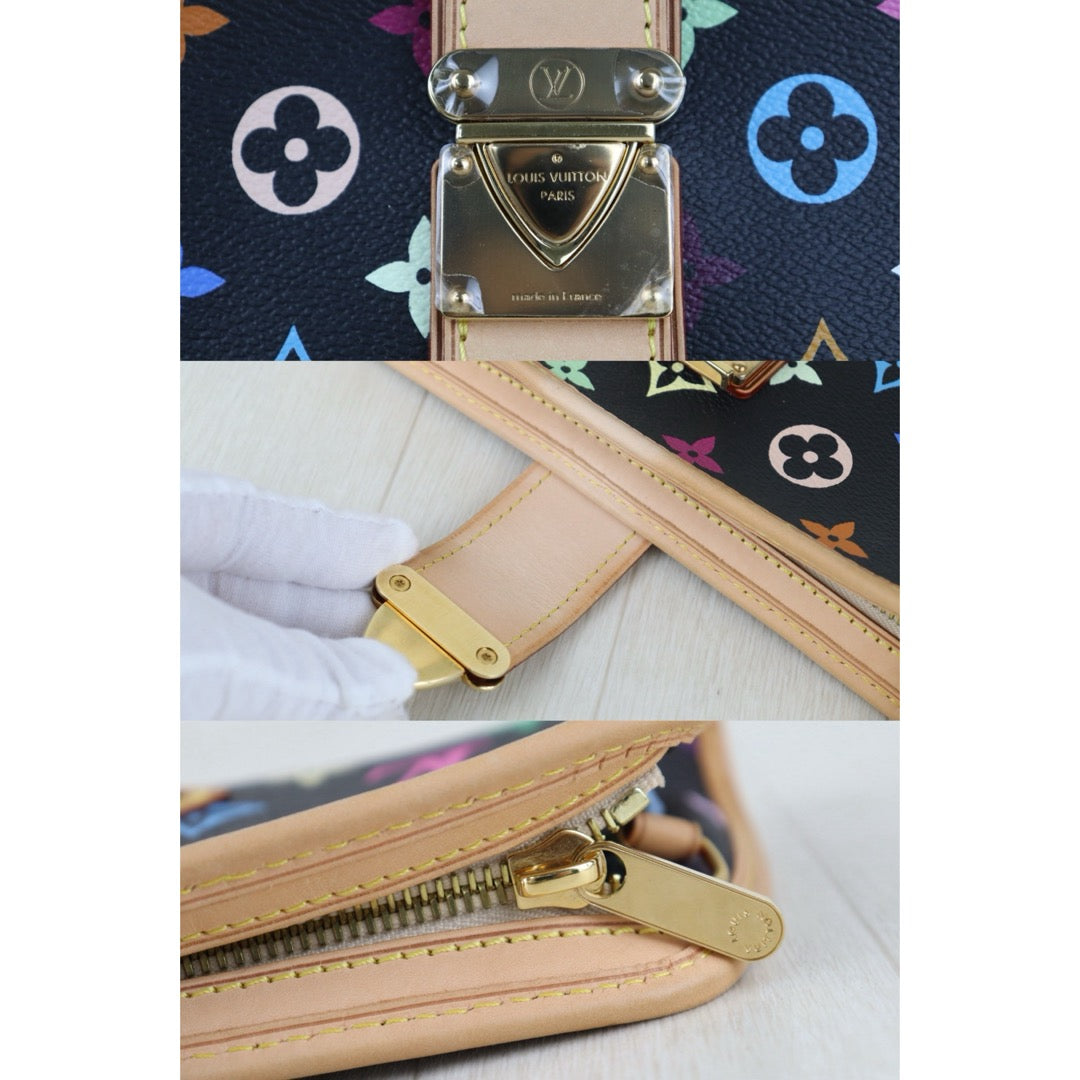 Include Entrupy Certificate of Authenticity｜Very Good ( Rank A)｜  Louis Vuitton Monogram  Multicolor Shirley Clutch Hand Bag｜S26072520
