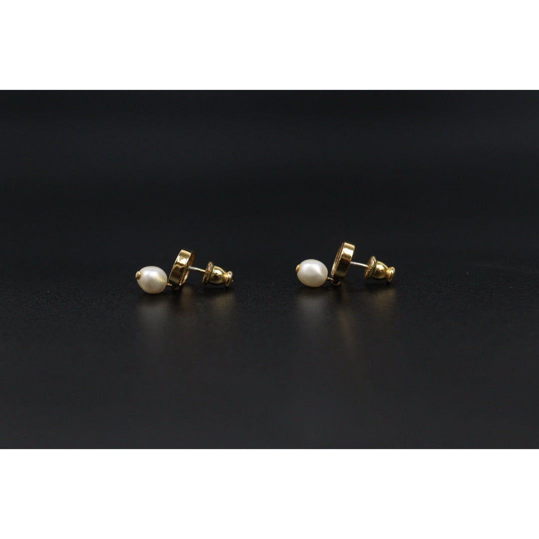 Good ( Rank AB)｜ Dior CD Pearl Earring｜V25071010
