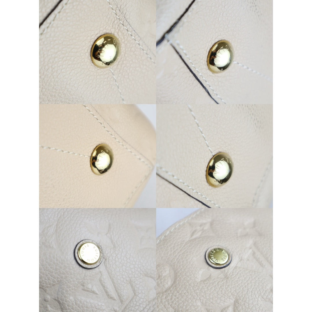 Very Good ( Rank A) ｜LV Monogram Montaigne BB Hand Bag Shoulder Bag Beige Pink｜W25062901