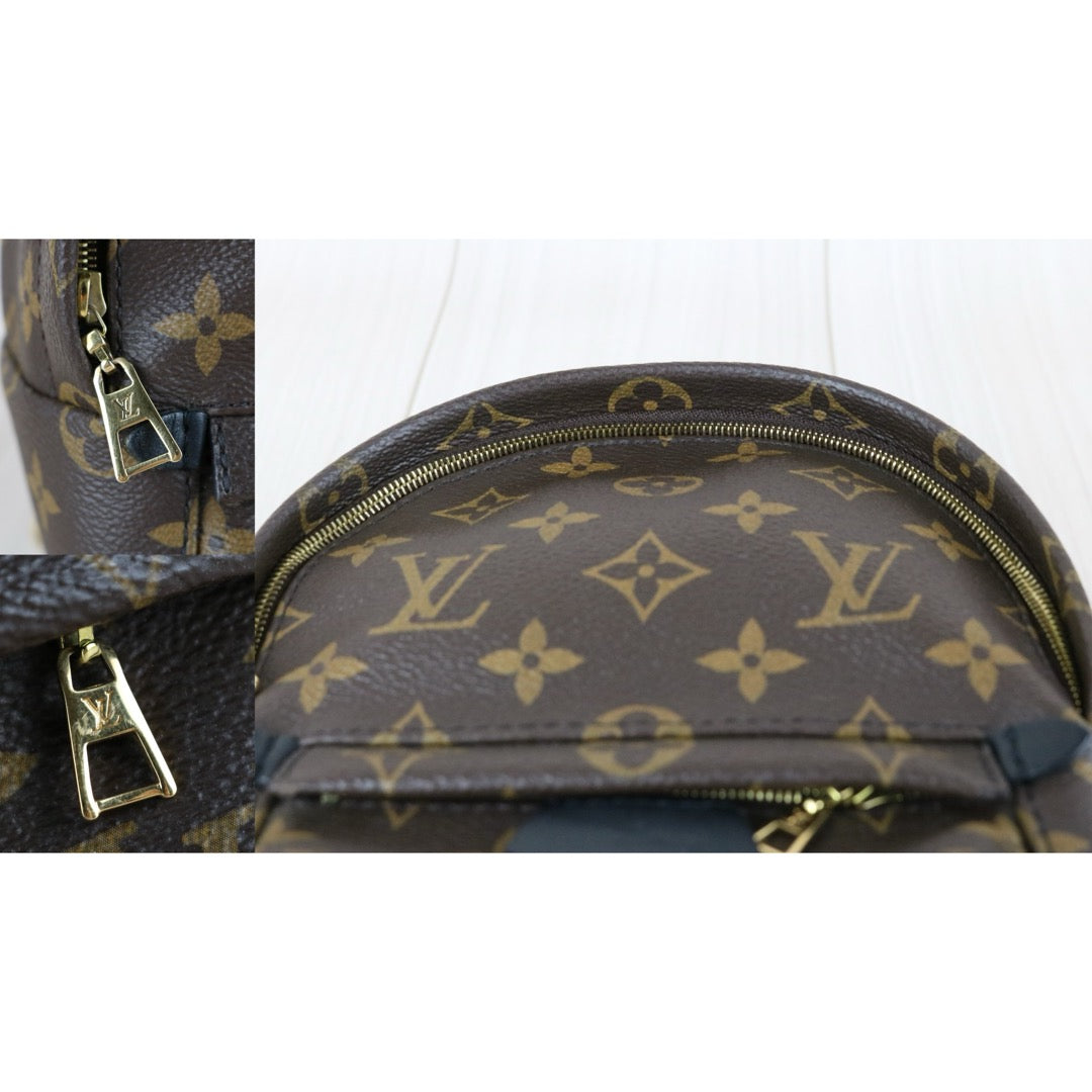 Very Good ( Rank A) ｜  LV Monogram Coated Canvas Mini Palm Springs Backpack｜S25061003