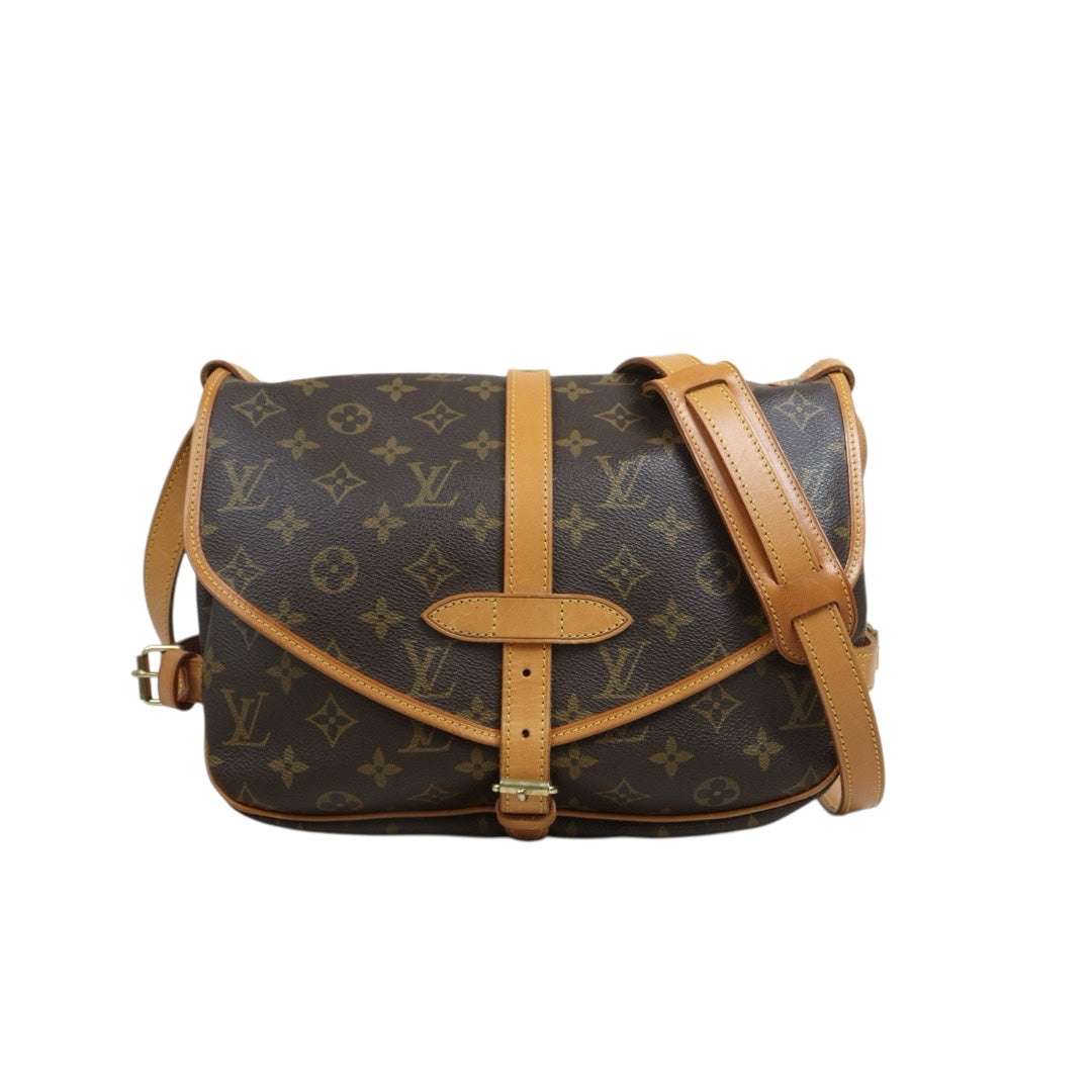 Include Entrupy Certificate of Authenticity｜Very Good ( Rank A) ｜ Louis Vuitton Monogram Saumur 30 Shoulder Bag｜26083105