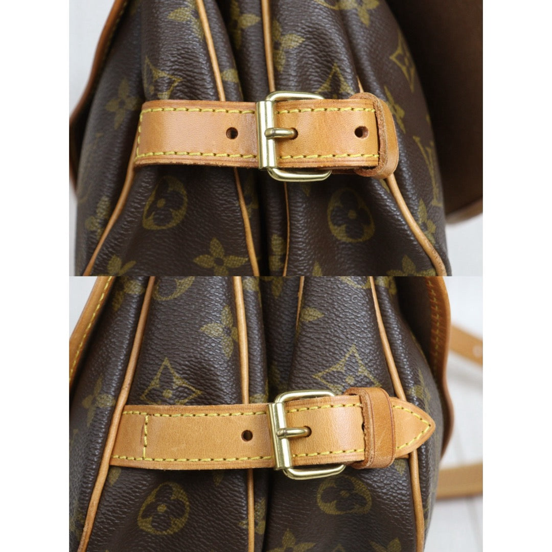 Include Entrupy Certificate of Authenticity｜Good ( Rank AB) ｜ Louis Vuitton Monogram Saumur 30 Shoulder Bag｜26093003