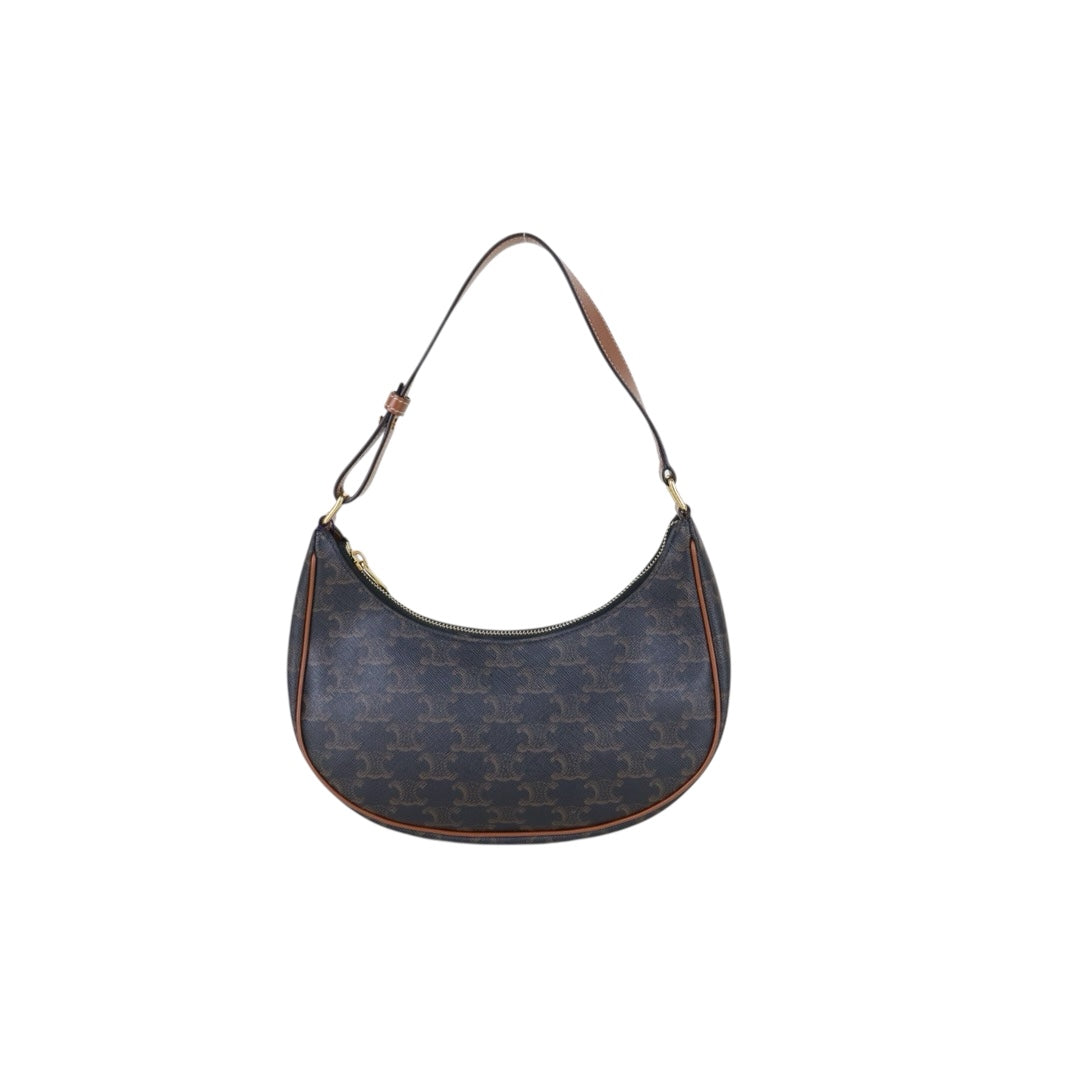 Good ( Rank AB)｜ CELINE Macadam AVA Triomphe Canvas Shoulder Bag｜S25121011