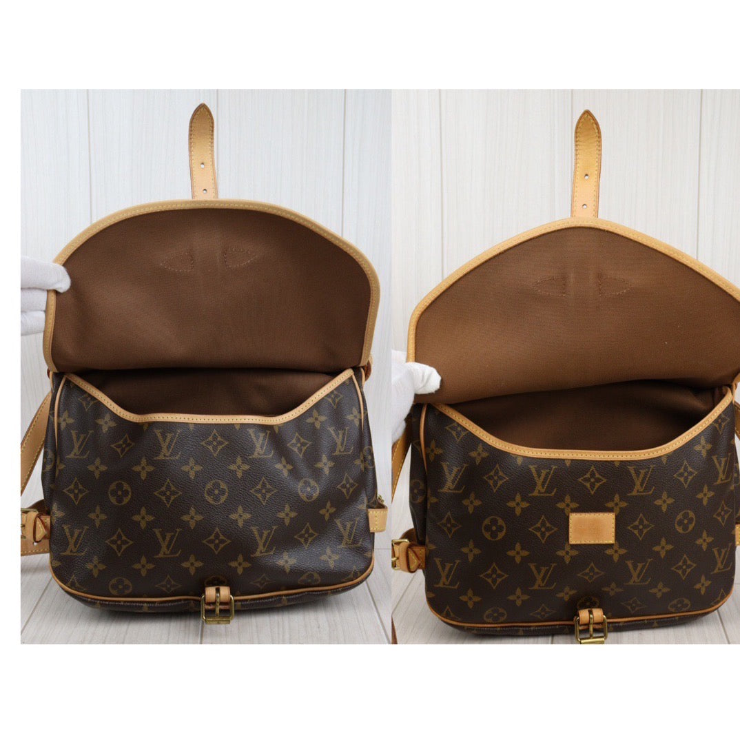 Rank AB ｜ LV Monogram Saumur MM Shoulder Bag｜23121409