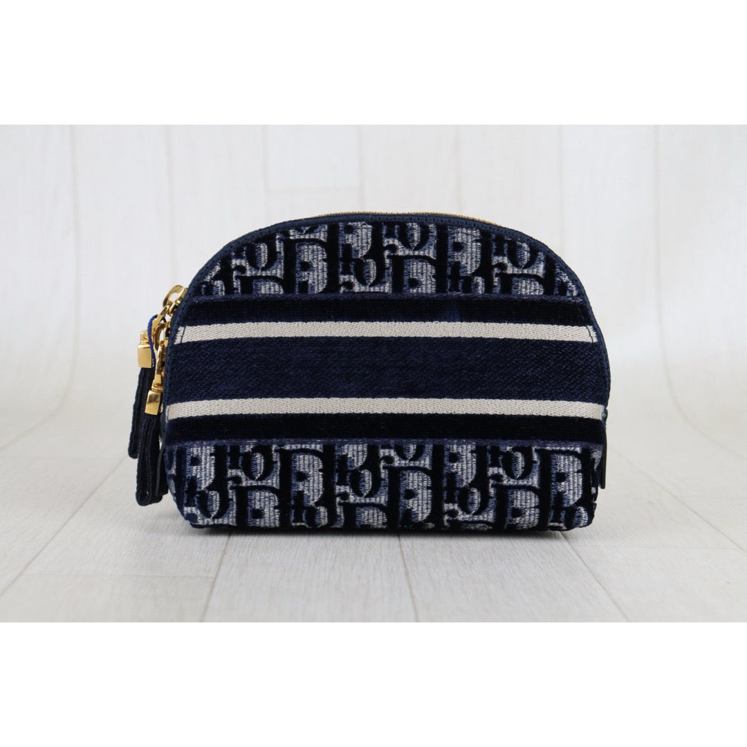 Include Entrupy Certificate of Authenticity｜Excellent（Rank SA）｜Dior Travel Oblique Cosmetic Pouch ｜S26010404