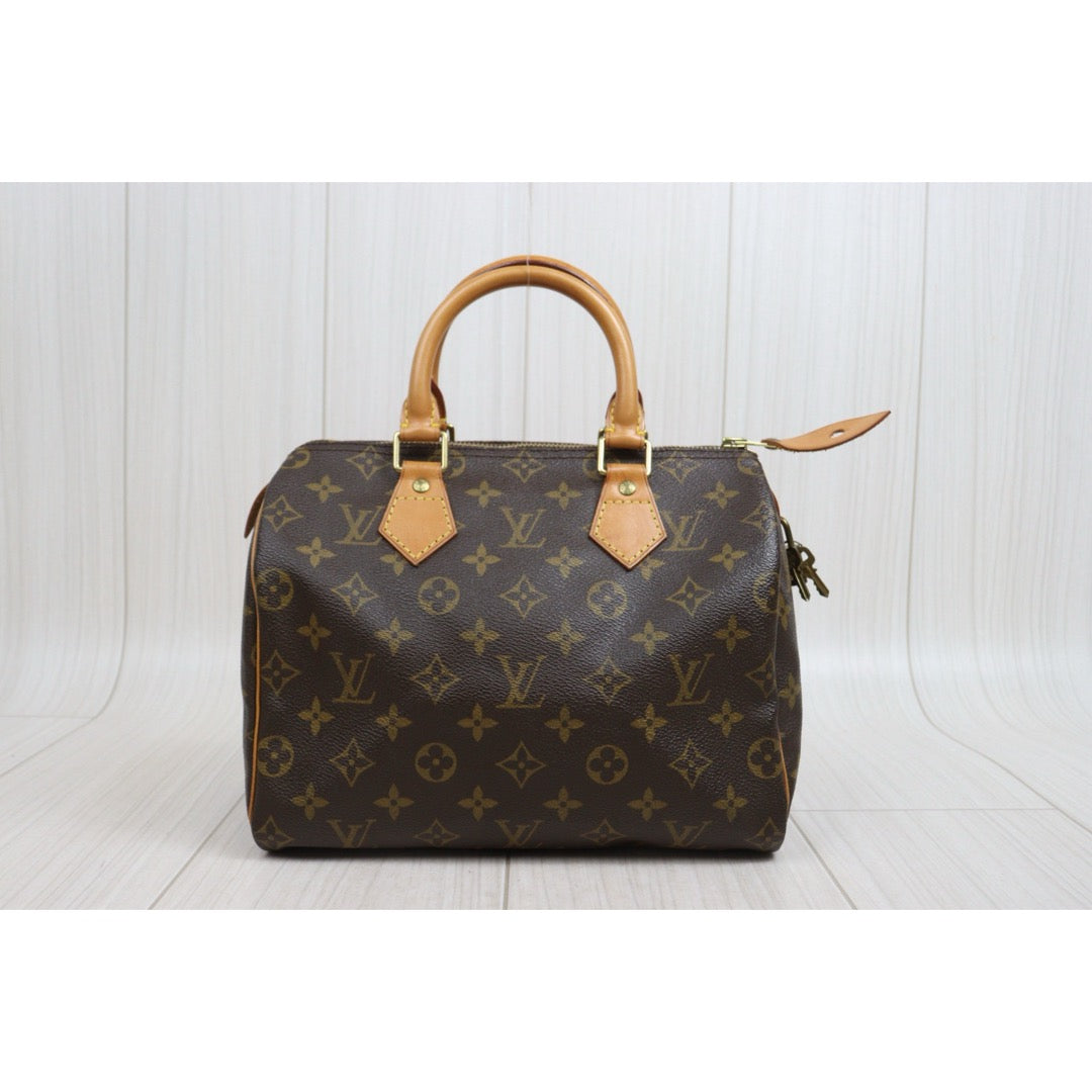 Include Entrupy Certificate of Authenticity｜Good ( Rank AB)｜ Louis Vuitton Monogram Speedy 25 Hand Bag ｜26031807