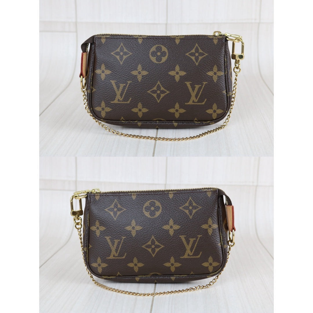 Include Entrupy Certificate of Authenticity｜Very Good ( Rank A) ｜ Louis Vuitton Monogram Mini Pochette Accessoire｜X26051806