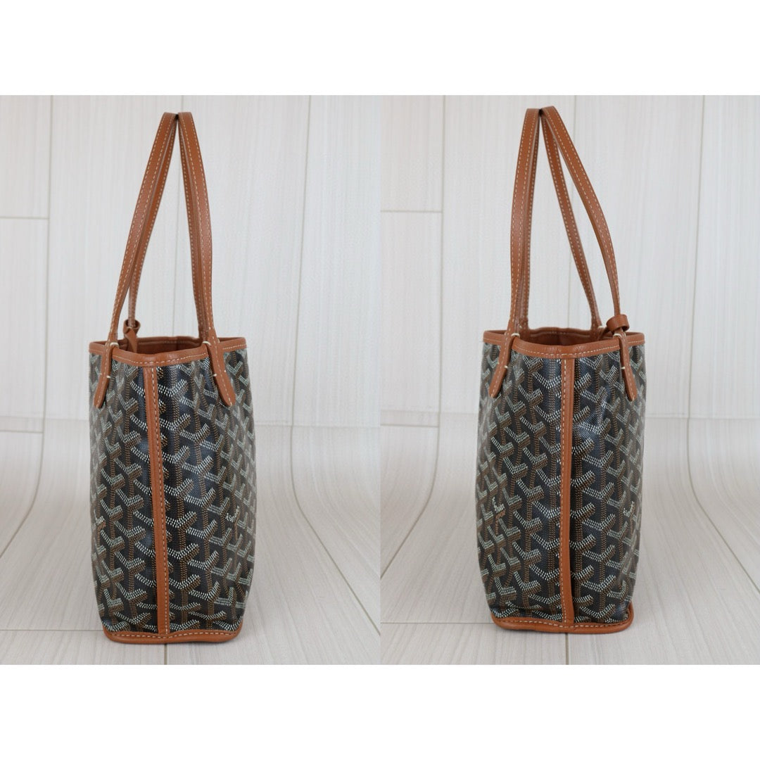 Very Good ( Rank A) ｜ Goyard Anyone Mini Tote Bag Brown｜B25011002