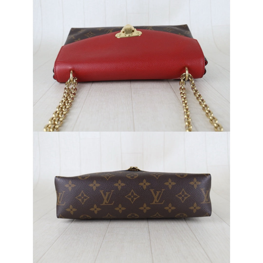 Include Entrupy Certificate of Authenticity｜Good ( Rank AB) ｜Louis Vuitton Monogram Sanit Placide Cerise Shoulder Bag ｜S26090728