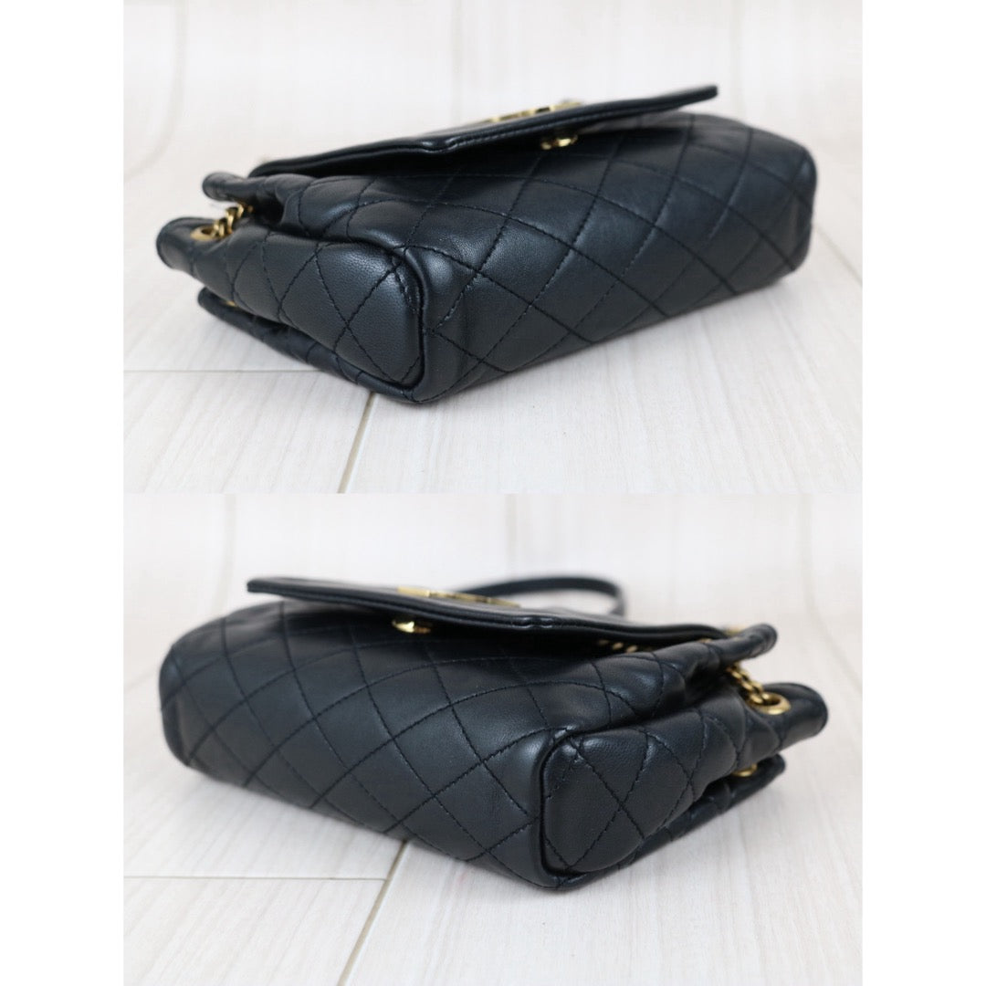 Include Entrupy Certificate of Authenticity｜Very Good ( Rank A)｜  Saint Laurent YSL Nolita Mini Shoulder Bag Black ｜S26042506