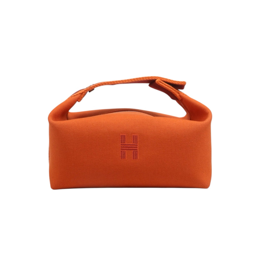 Include Entrupy Certificate of Authenticity｜Very Good ( Rank A)｜ HERMES Bride-a-Brac PM Handbag Orange Feu｜26100604