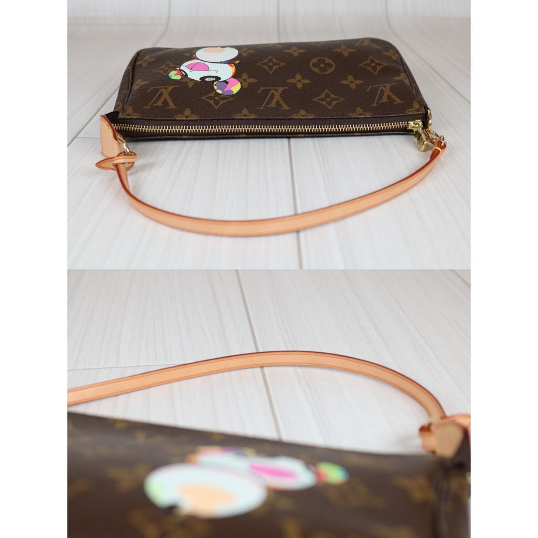 Rank SA ｜ LV Takashi Murakam Panda Monogram Pochette Accessoires ｜S24071501