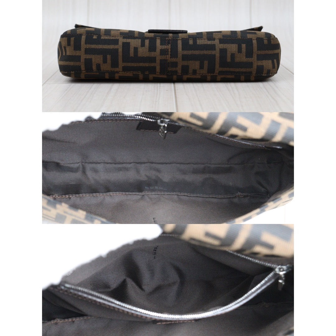 Rank A ｜ FENDI Zucca Mamma Baguette Shoulder Bag｜24040401